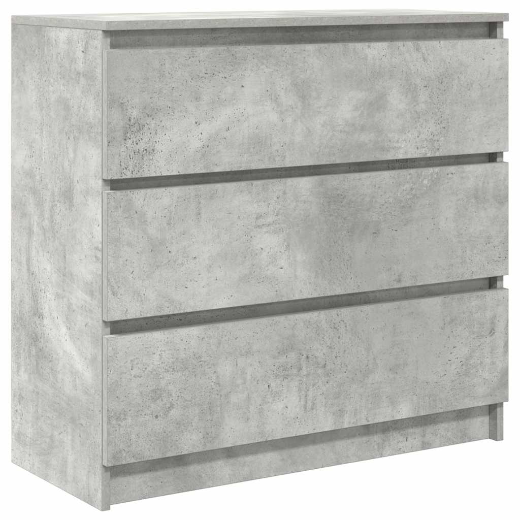 Skjenk betonggrå 80x35x76 cm konstruert tre
