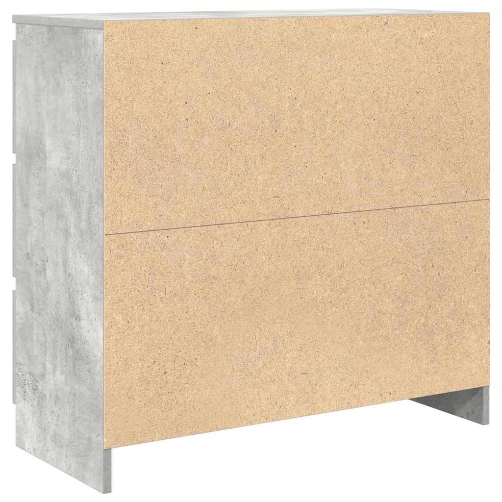 Skjenk betonggrå 80x35x76 cm konstruert tre