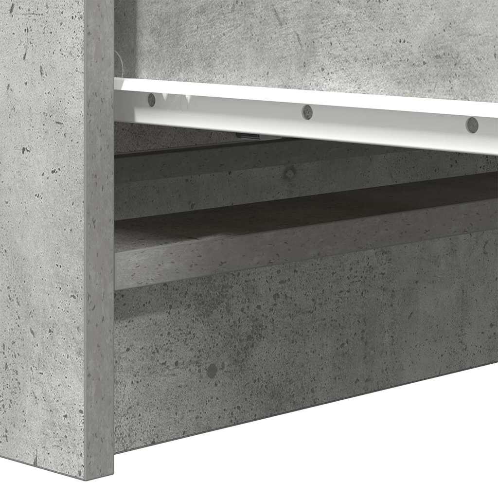 Skjenk betonggrå 80x35x76 cm konstruert tre