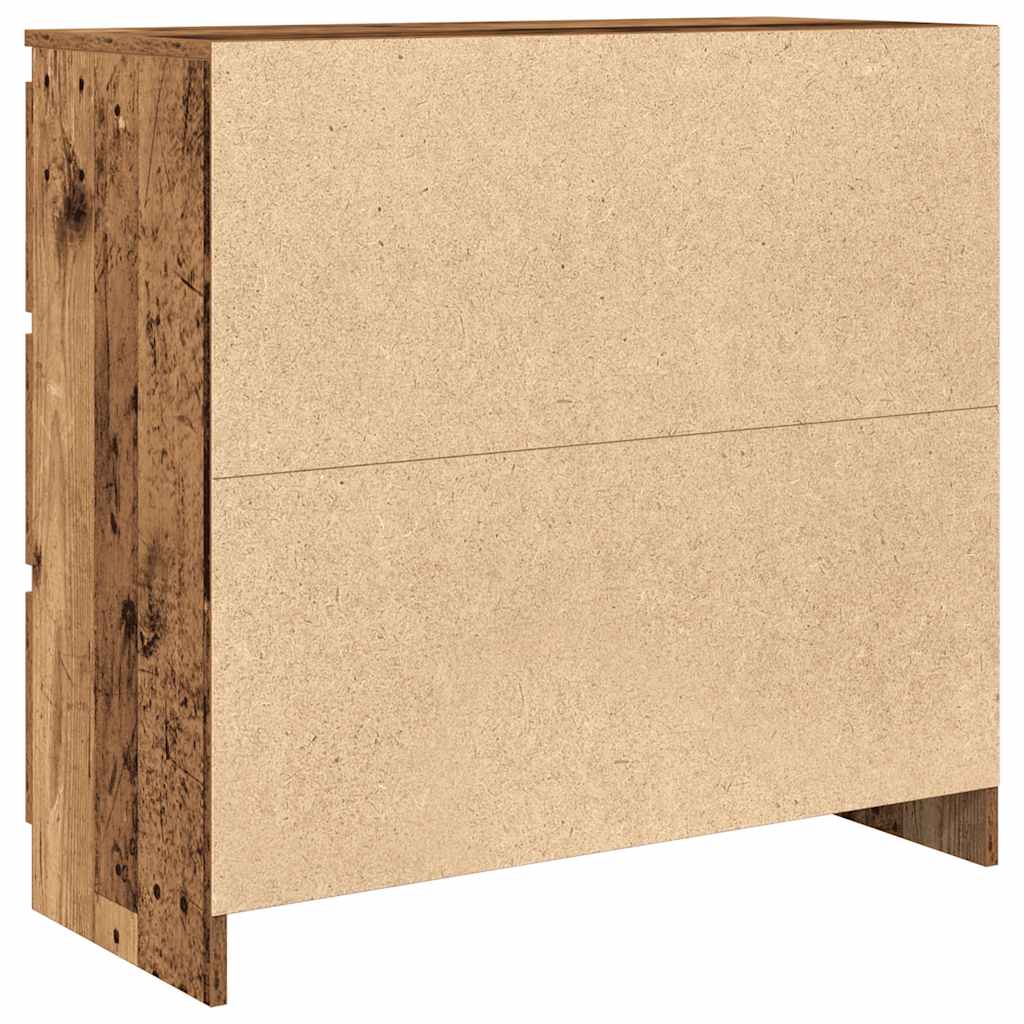 Skjenk gammelt tre 80x35x76 cm konstruert tre