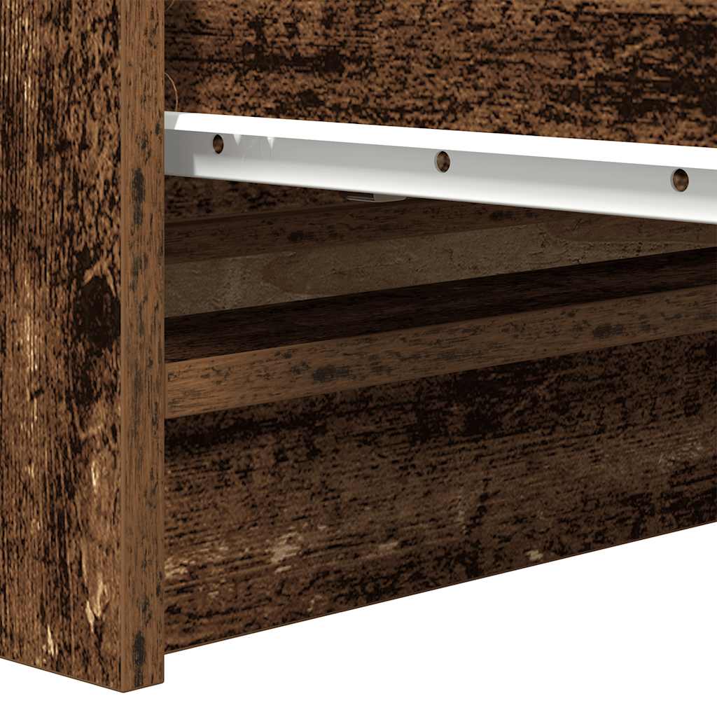 Skjenk gammelt tre 80x35x76 cm konstruert tre