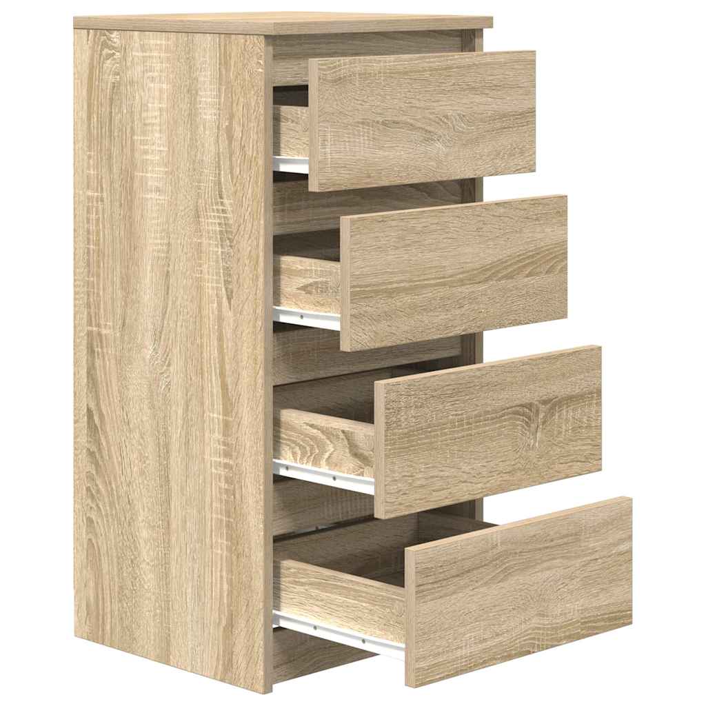 Skjenk sonoma eik 37,5x35x76 cm konstruert tre