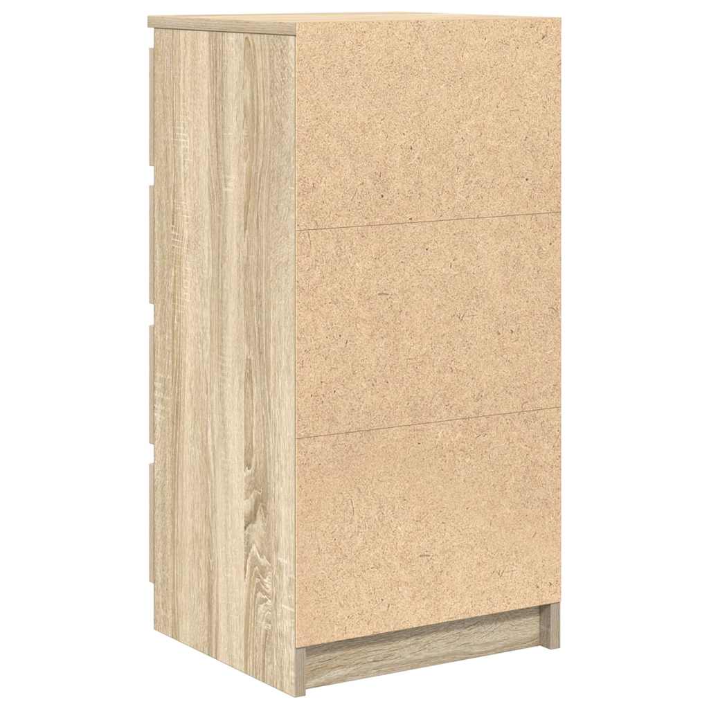 Skjenk sonoma eik 37,5x35x76 cm konstruert tre