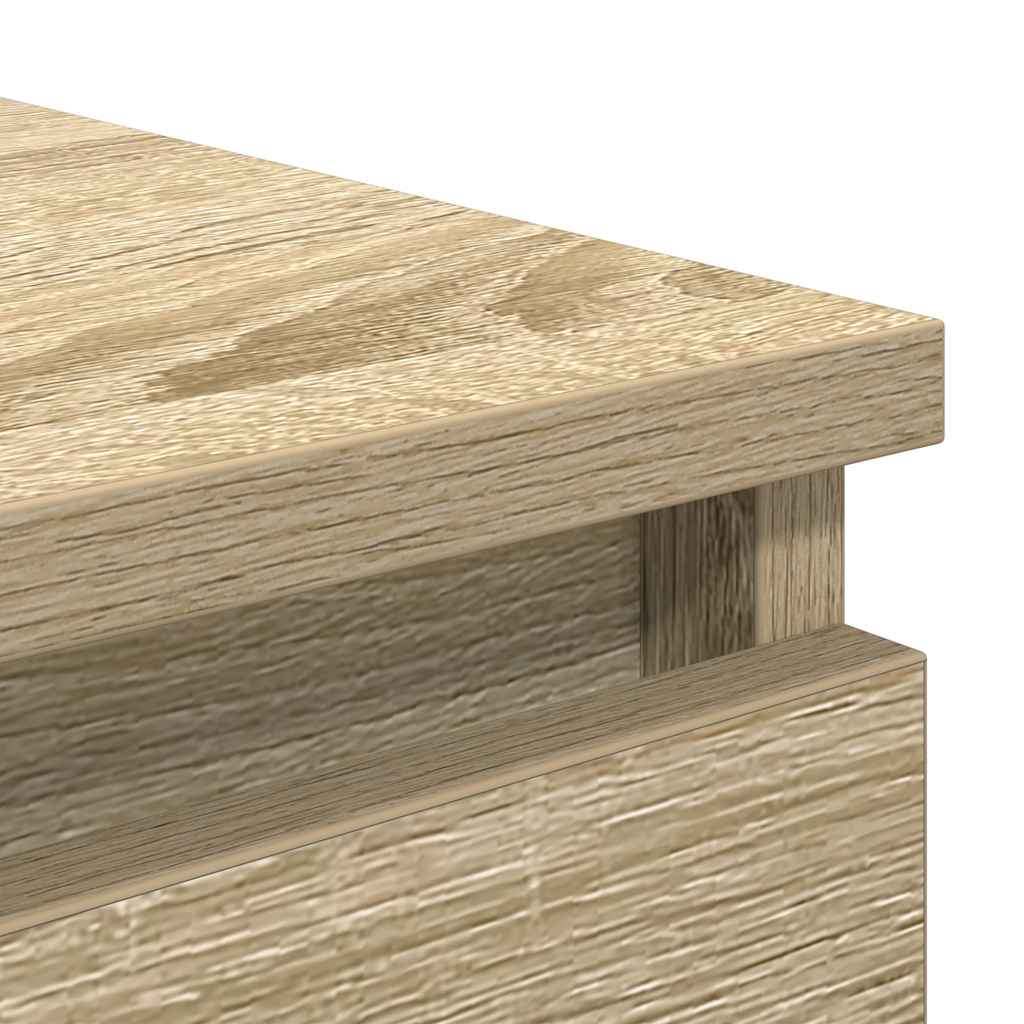Skjenk sonoma eik 37,5x35x76 cm konstruert tre