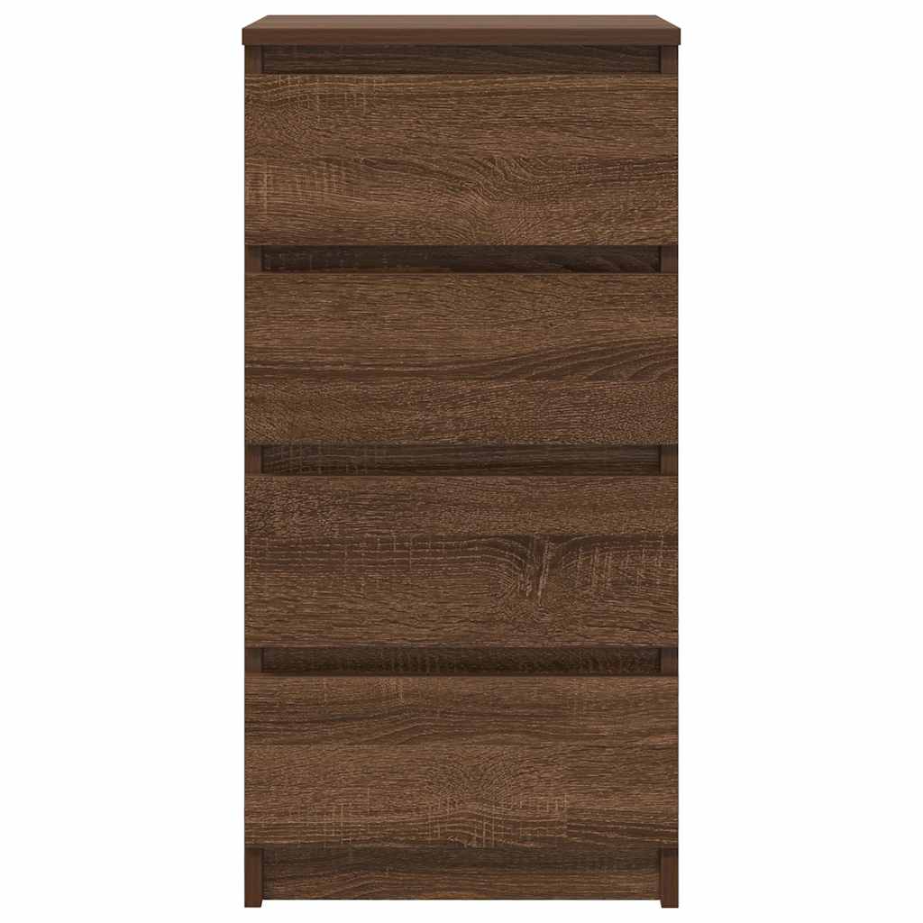 Skjenk brun eik 37,5x35x76 cm konstruert tre