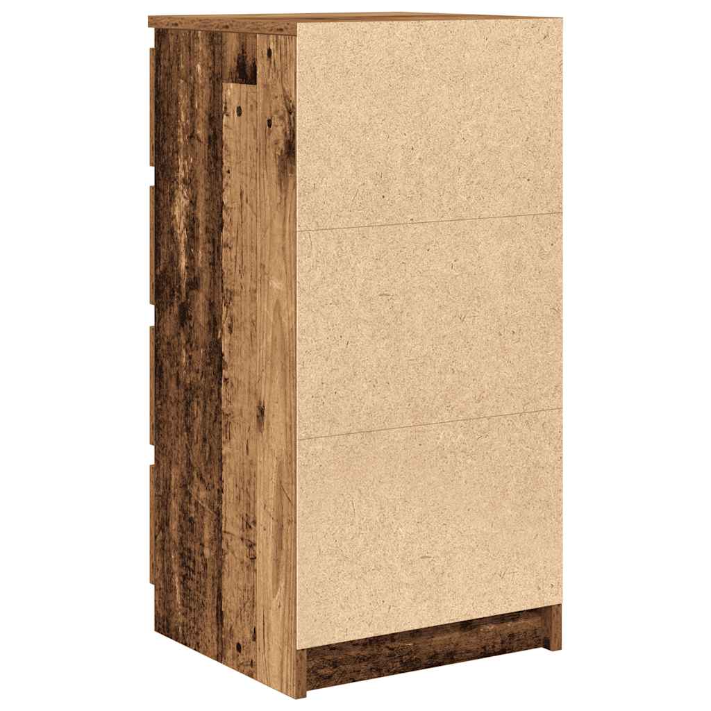 Skjenk gammelt tre 37,5x35x76 cm konstruert tre