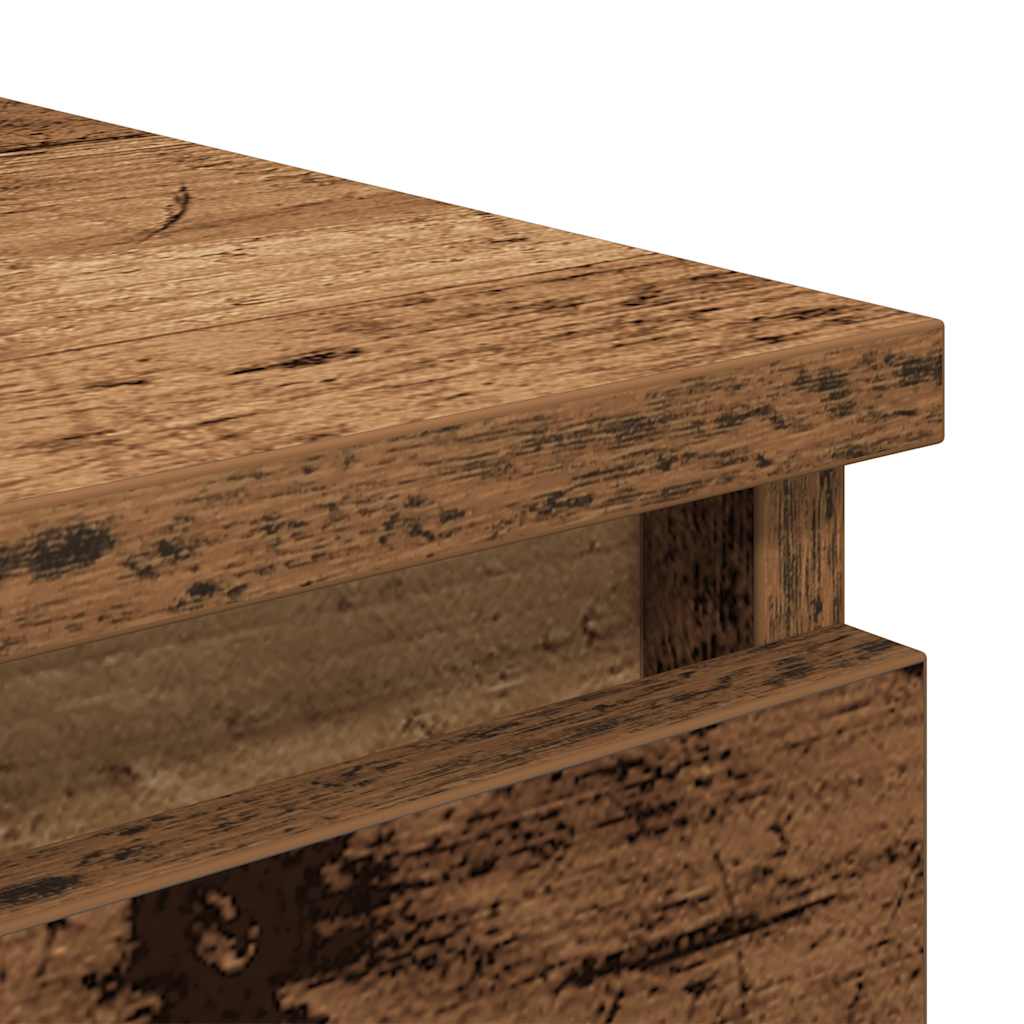 Skjenk gammelt tre 37,5x35x76 cm konstruert tre