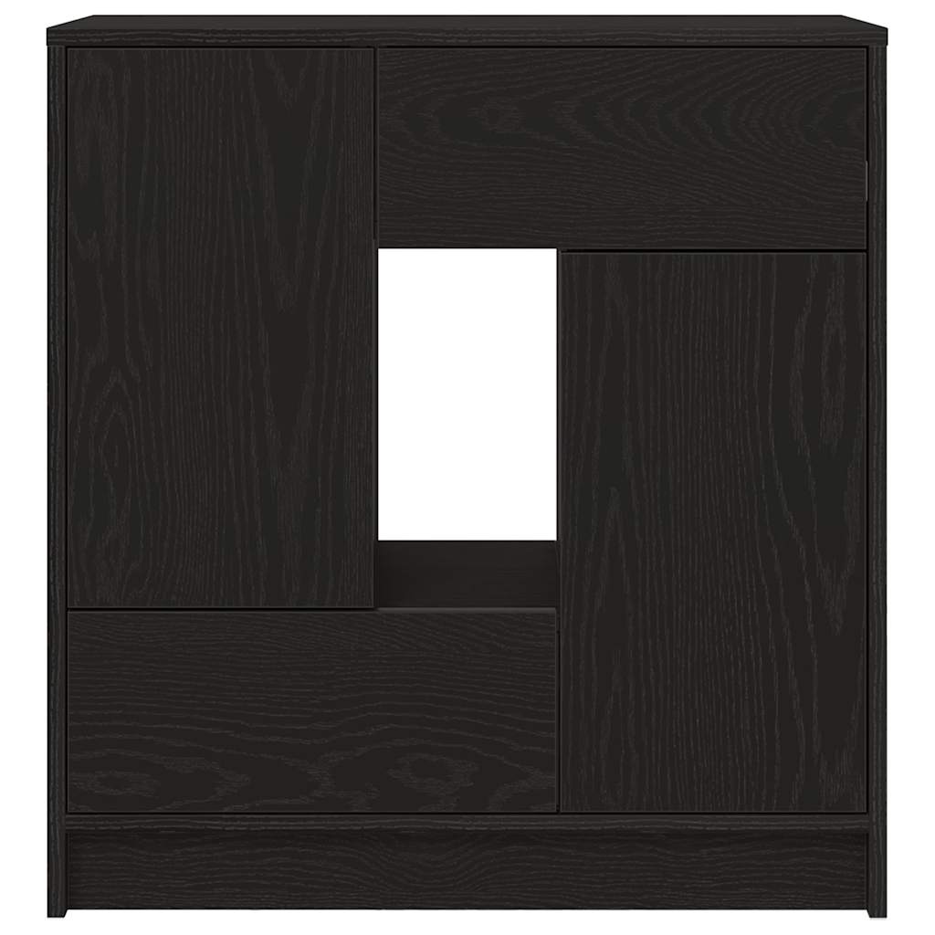 Skjenk med skuffer og dører hvit 70,5x34x74,5 cm