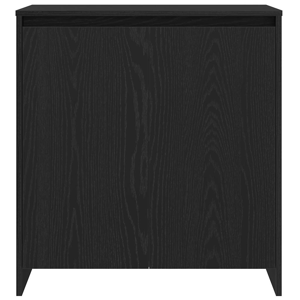 Skjenk svart eik 70x41x75 cm konstruert tre