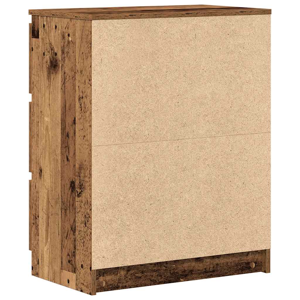 Skjenk gammelt tre 60x35x76 cm konstruert tre