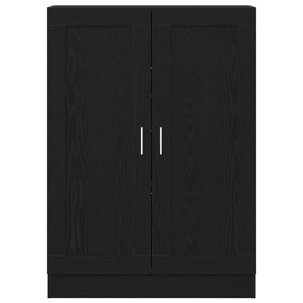 Bokhylle i Svart Eik 82,5x30,5x115 cm i Konstruert Tre