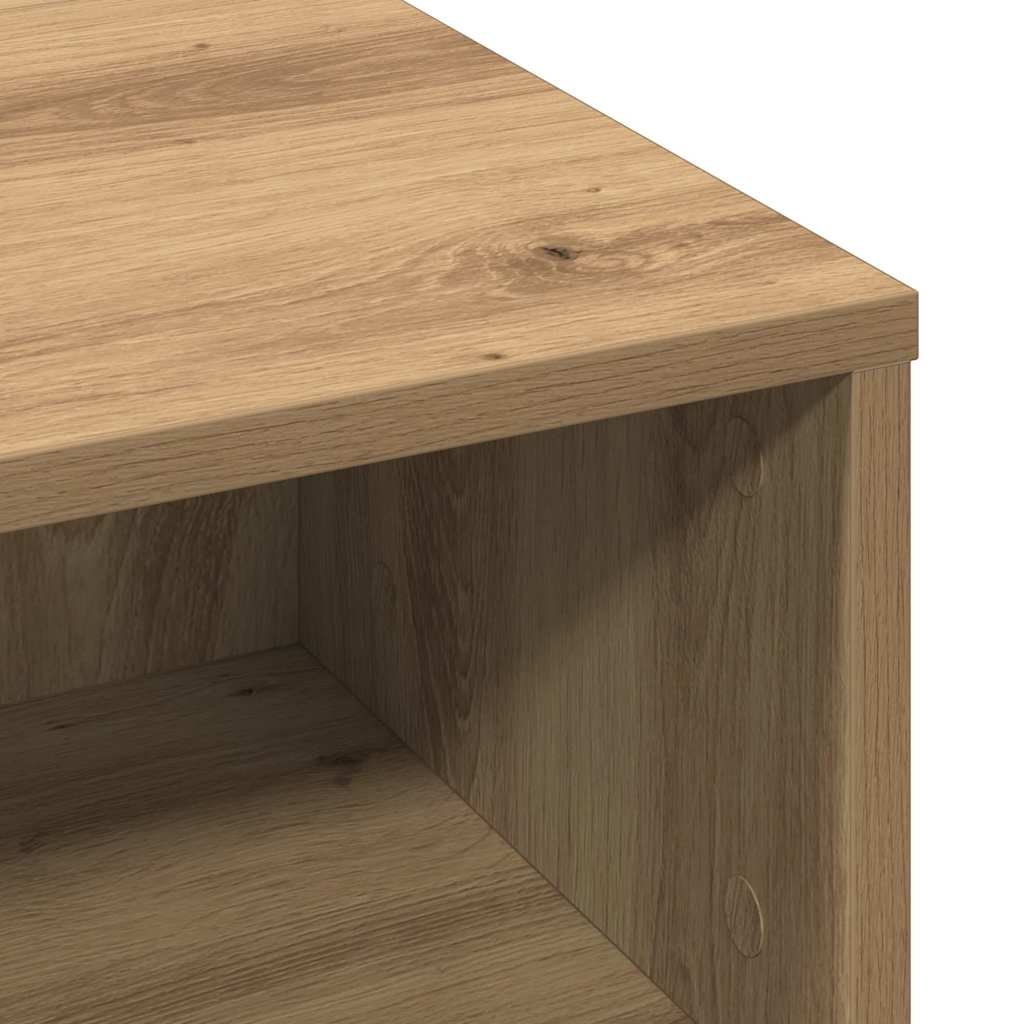 Kaffebord Artisan Eik 60x60x30 cm Konstruert Tre