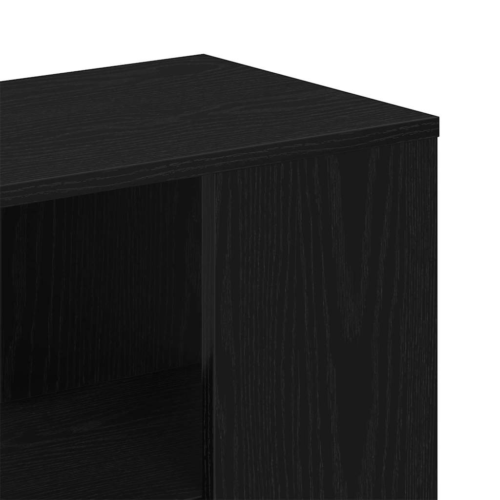 Sideboard i svart eik 60x30x50 cm laget av konstruert tre