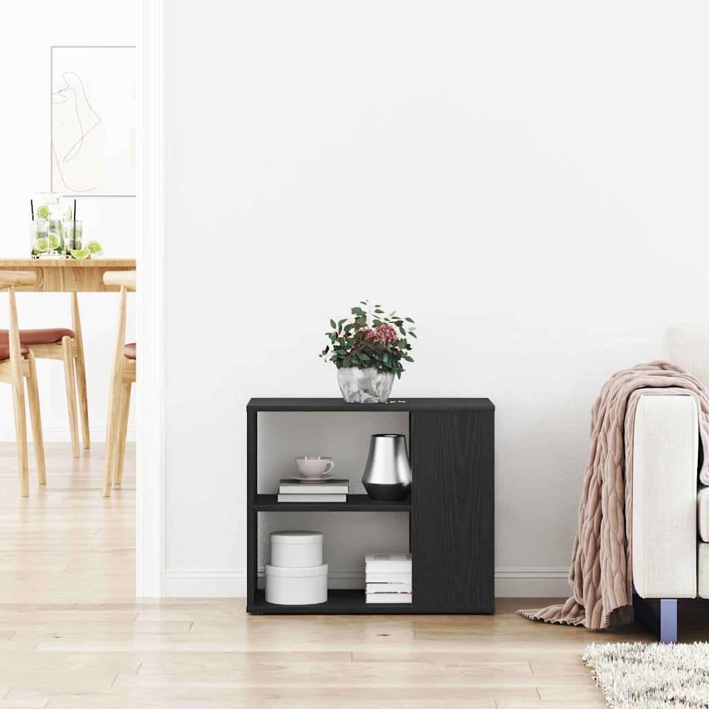 Sideboard i svart eik 60x30x50 cm laget av konstruert tre