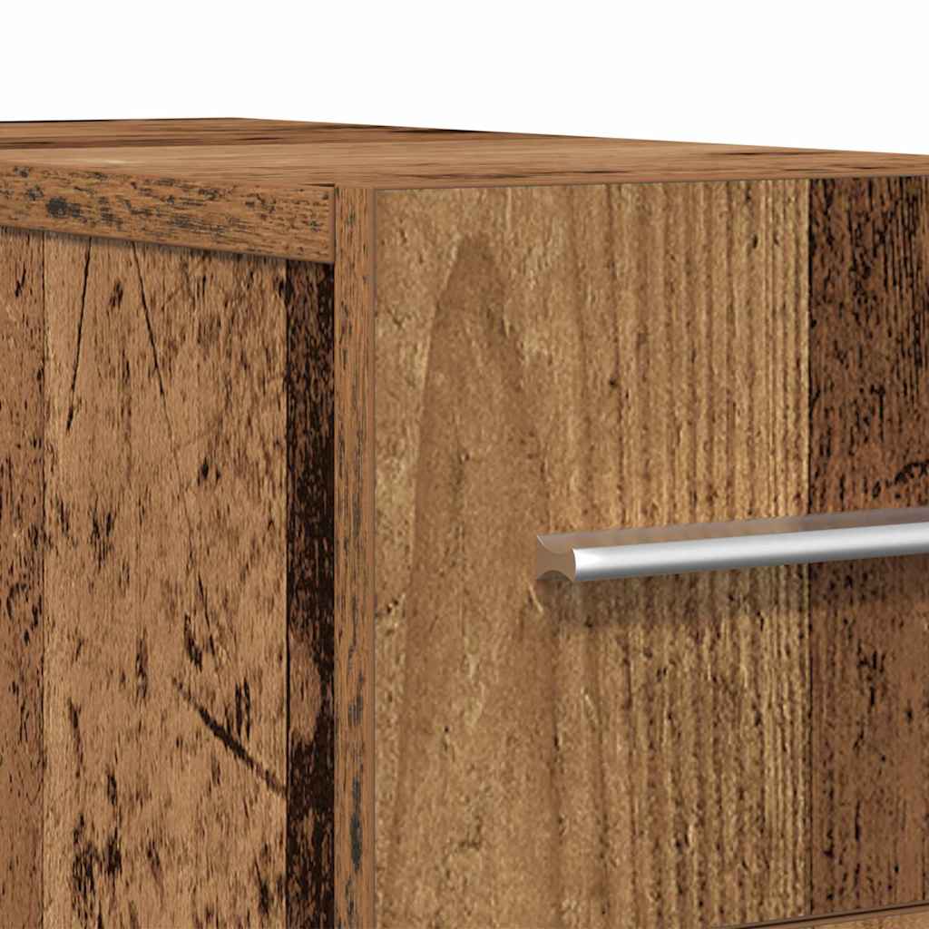 Apoteker skap i gammelt tre 20x45,5x60 cm laget av konstruert tre