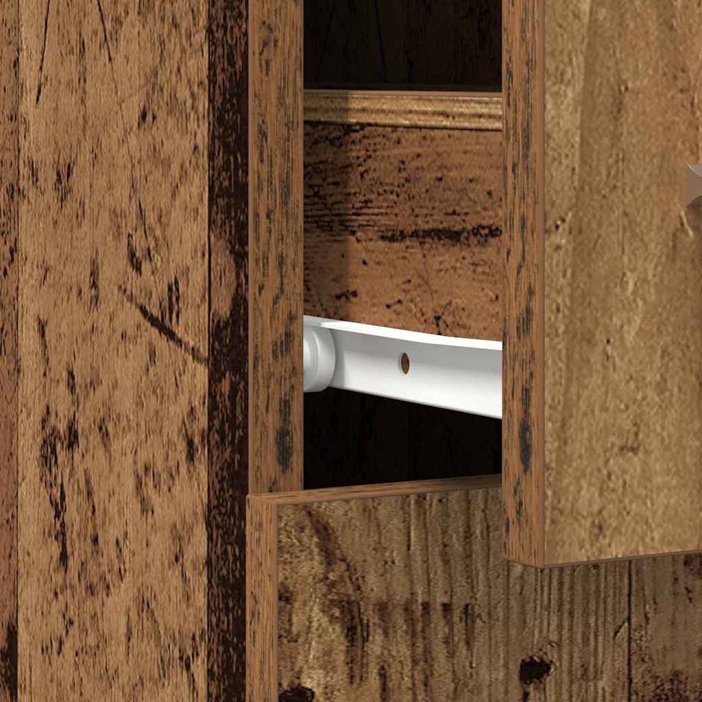 Apoteker skap i gammelt tre 20x45,5x60 cm laget av konstruert tre