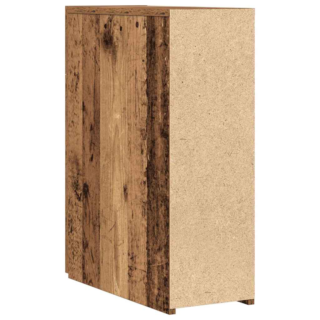 Apoteker skap i gammelt tre 20x45,5x60 cm laget av konstruert tre