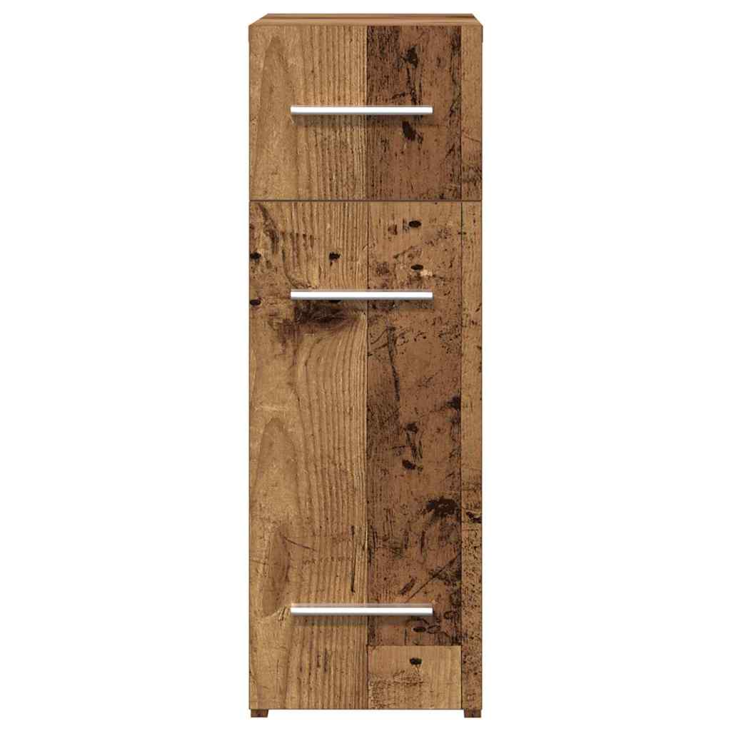 Apoteker skap i gammelt tre 20x45,5x60 cm laget av konstruert tre