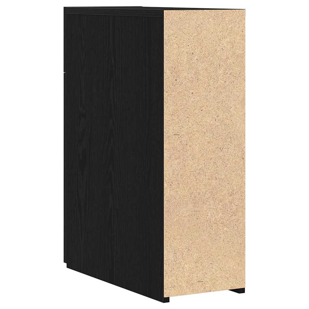 Apotekerhylle i Svart Eik, 20x45,5x60 cm, Laget av Tre