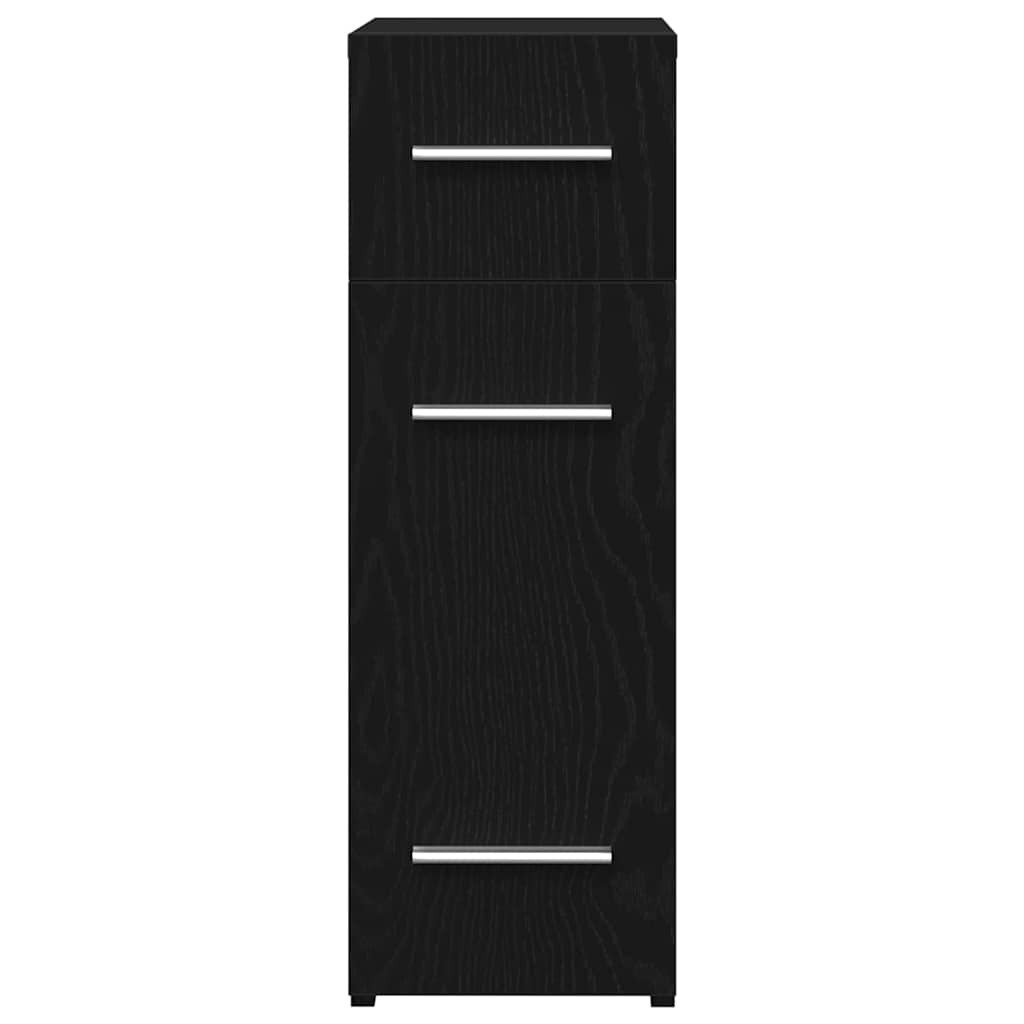 Apotekerhylle i Svart Eik, 20x45,5x60 cm, Laget av Tre