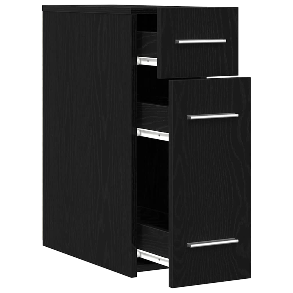 Apotekerhylle i Svart Eik, 20x45,5x60 cm, Laget av Tre