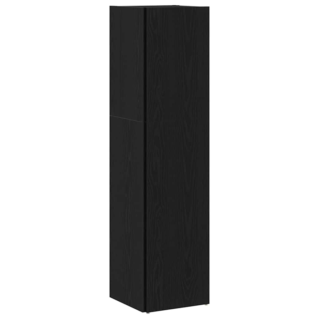 Bokhylle, Svart Eik, 33x33x132 cm, Laget av tre
