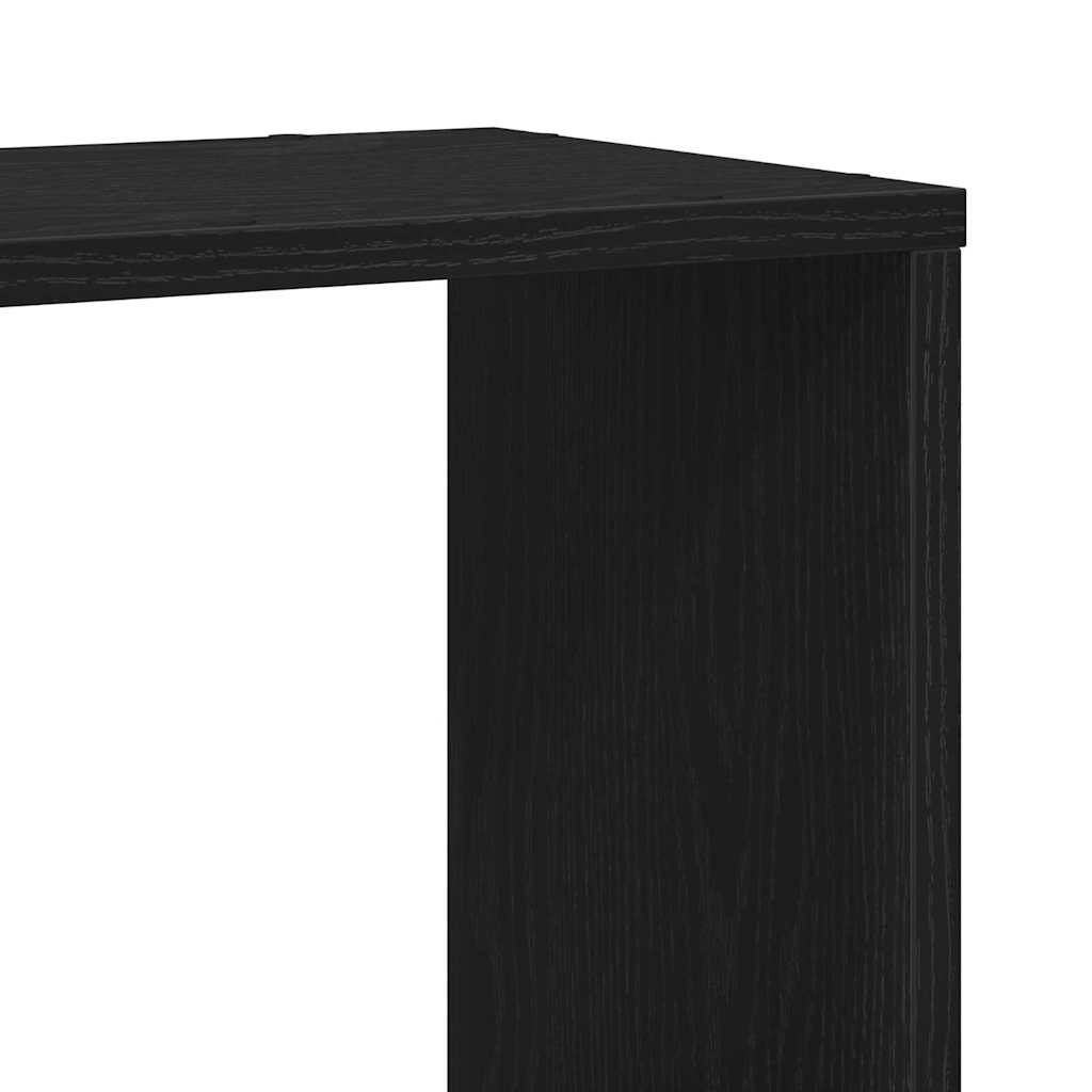 Bokhylle i Svart Eik 100x24x124 cm laget av Konstruert Tre