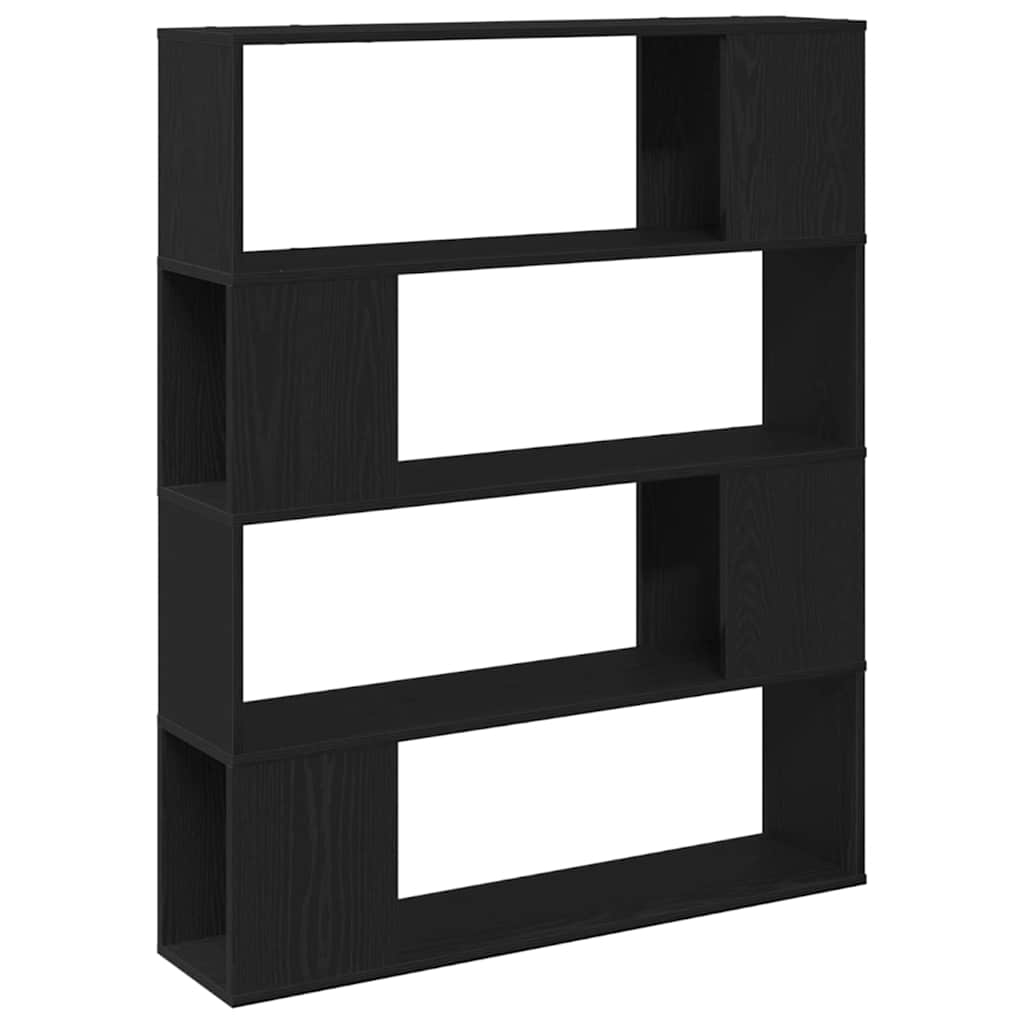 Bokhylle i Svart Eik 100x24x124 cm laget av Konstruert Tre