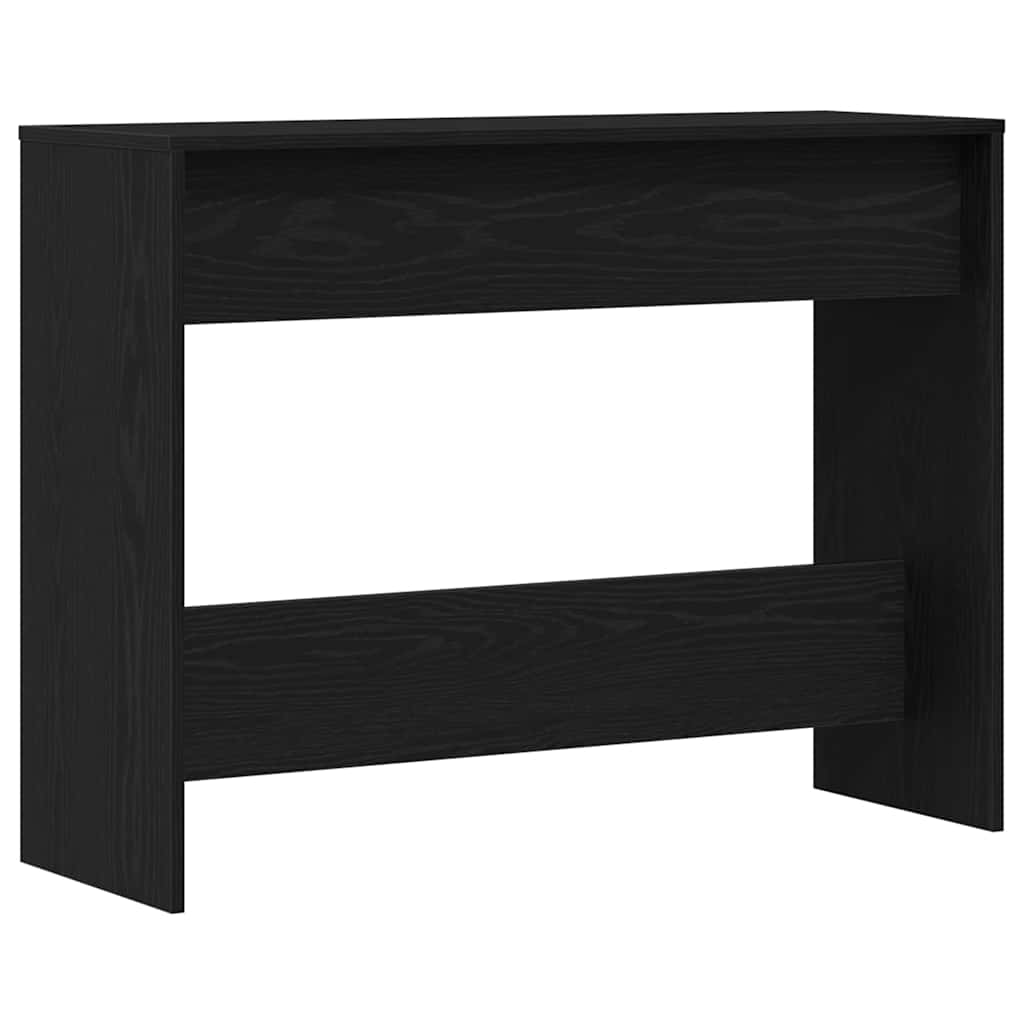 Svart Eike Konsollbord - 100x35x76.5 cm - Konstruert Tre