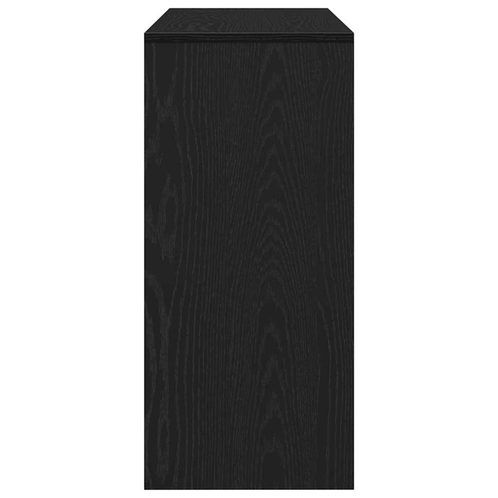 Svart Eike Konsollbord - 100x35x76.5 cm - Konstruert Tre