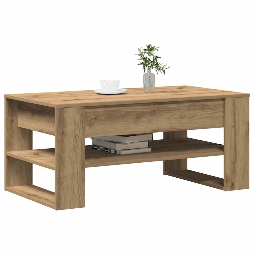 Kaffe bord Artisan Eik 102x55x45 cm Konstruert Tre