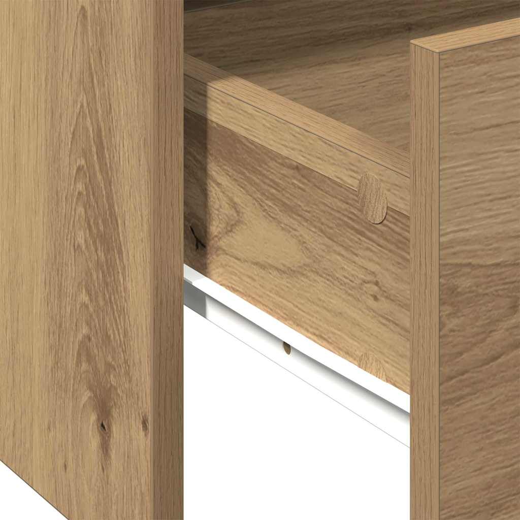 Kaffebord - Artisan Eik - 102x55x43.5 cm - Laget av konstruert tre