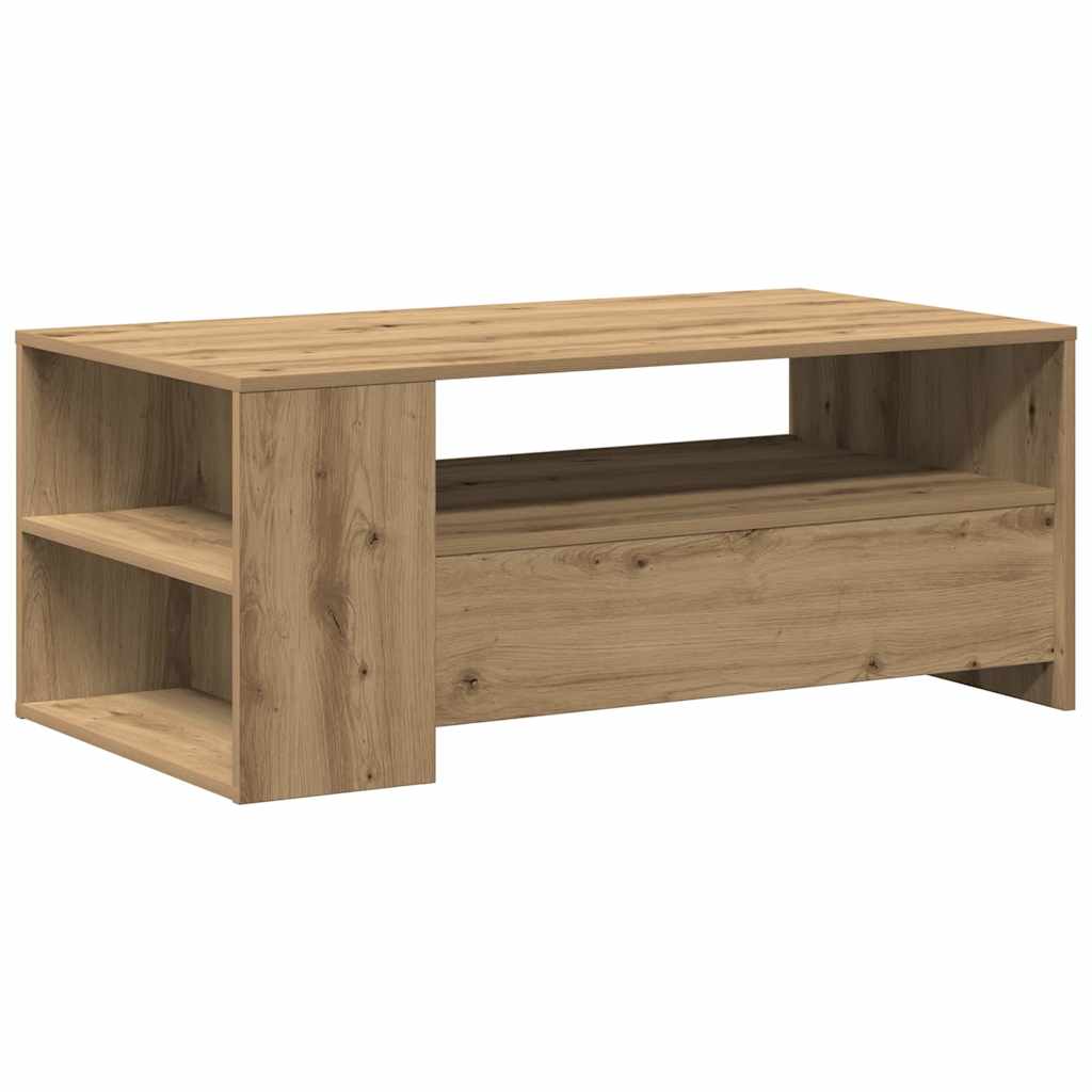 Kaffebord - Artisan Eik - 102x55x43.5 cm - Laget av konstruert tre