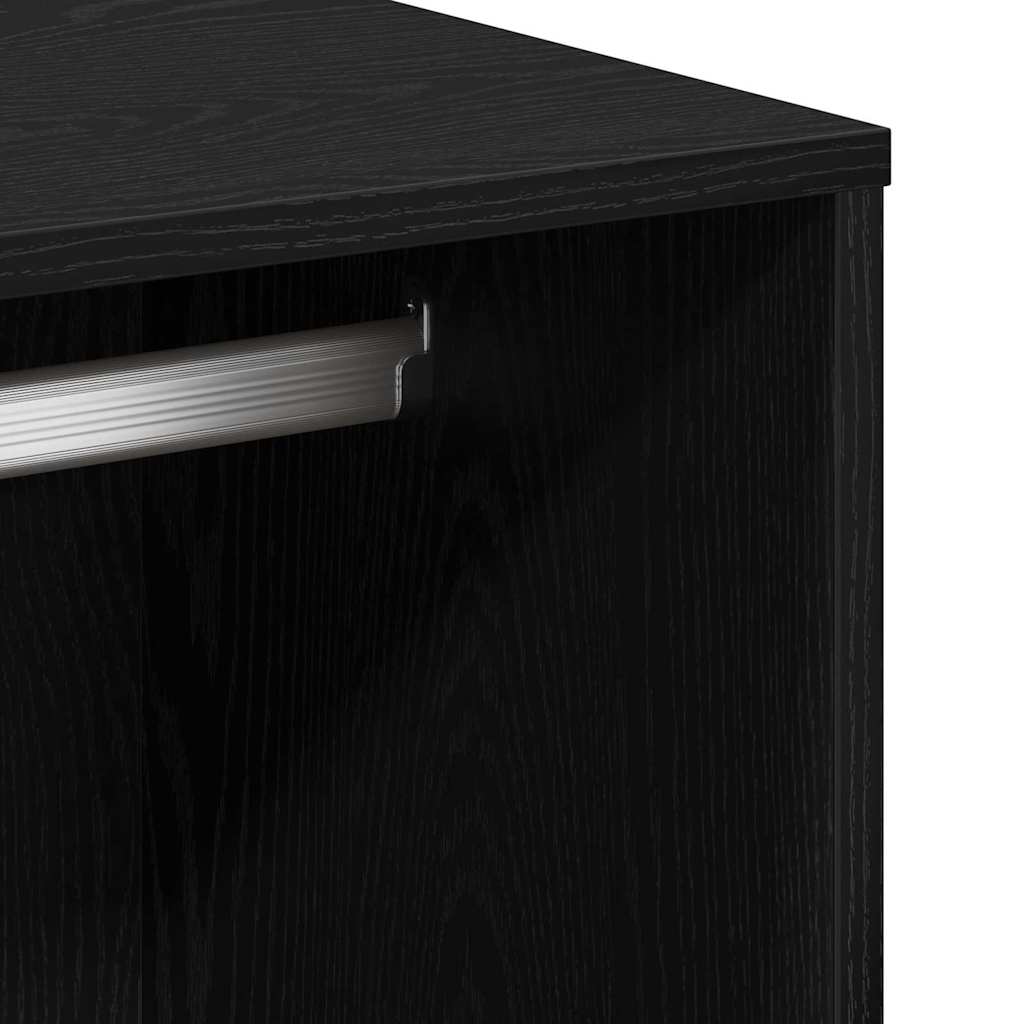 Black Oak Sminkeskap - 80x40x65 cm