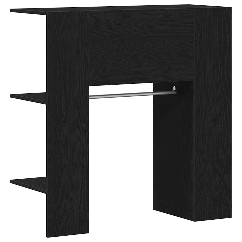 Gangskap Sort Eik 97,5x37x99 cm Konstruert Tre