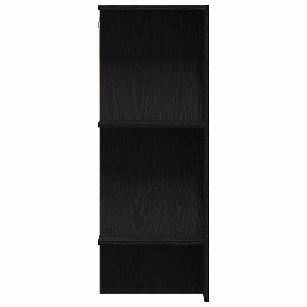 Gangskap Sort Eik 97,5x37x99 cm Konstruert Tre