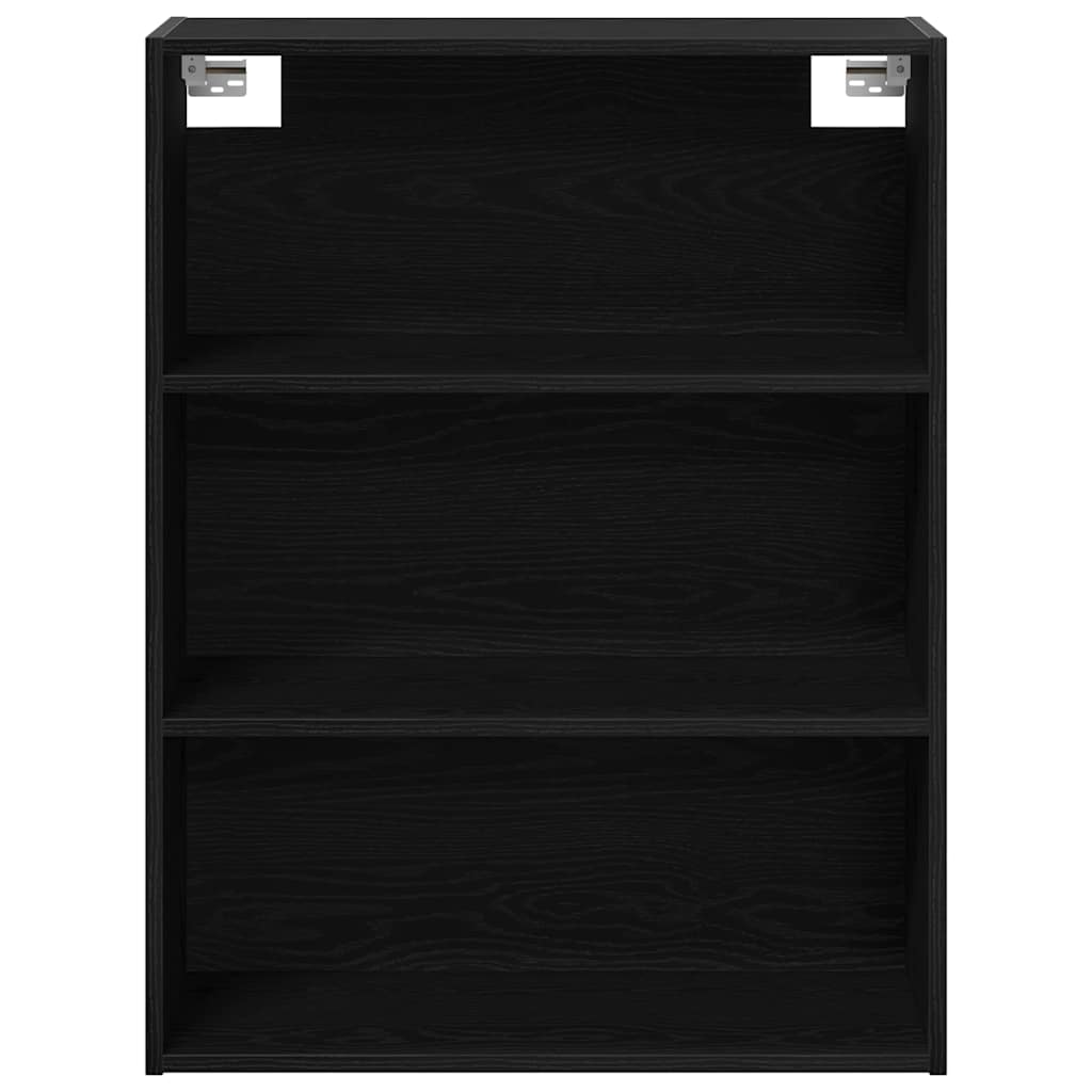 Hengende Veggskap Svart Eik 69,5 x 32,5 x 90 cm Konstruert tre