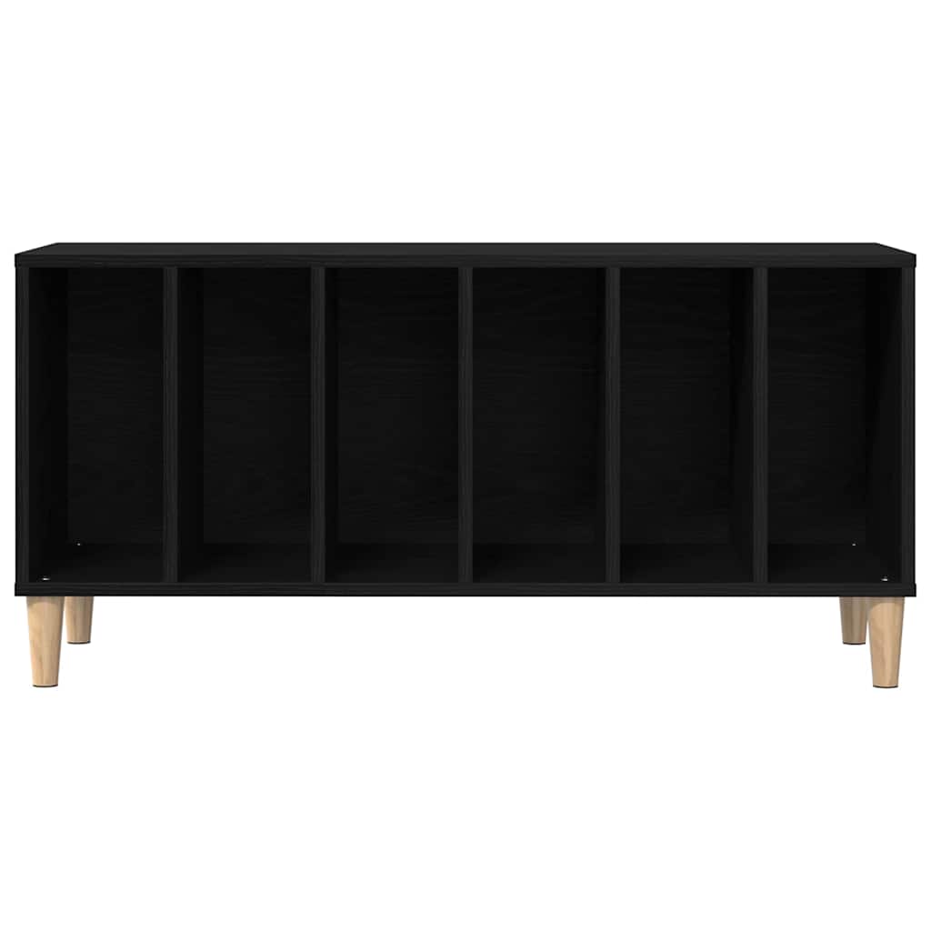 EP Record Cabinet Svart Eik 100x38x48 cm Konstruert Tre