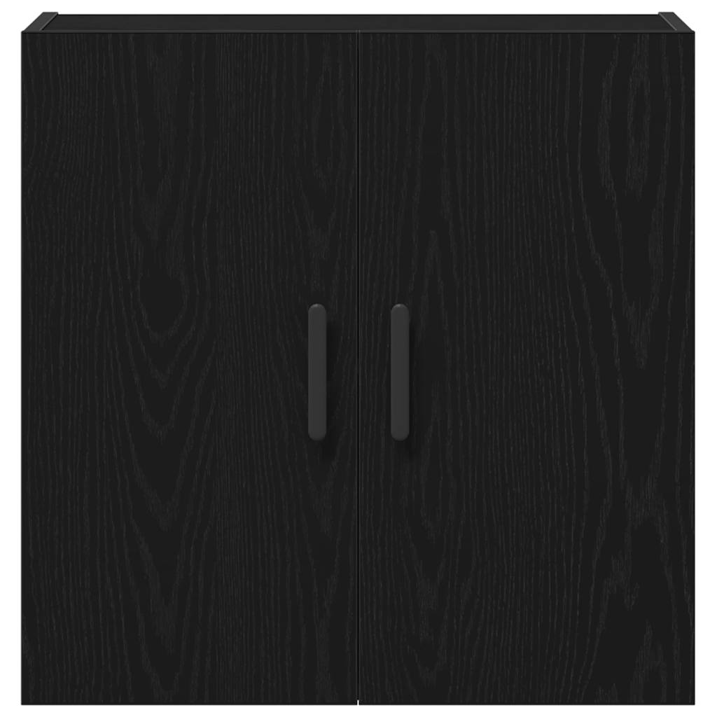 Veggskap Svart Eik 60x31x60 cm Konstruert tre