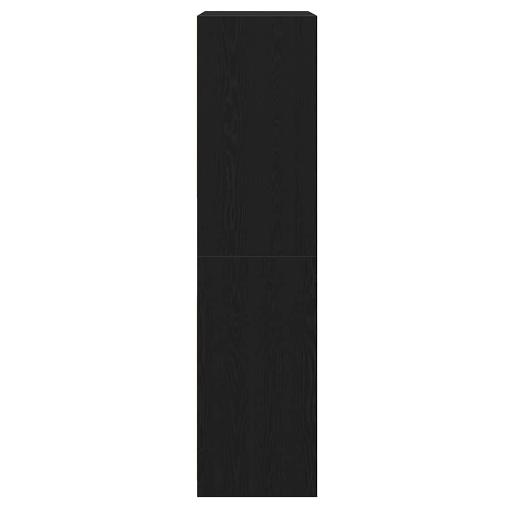 Black Oak Garderobe 100 x 50 x 200 cm - Laget av konstruert tre