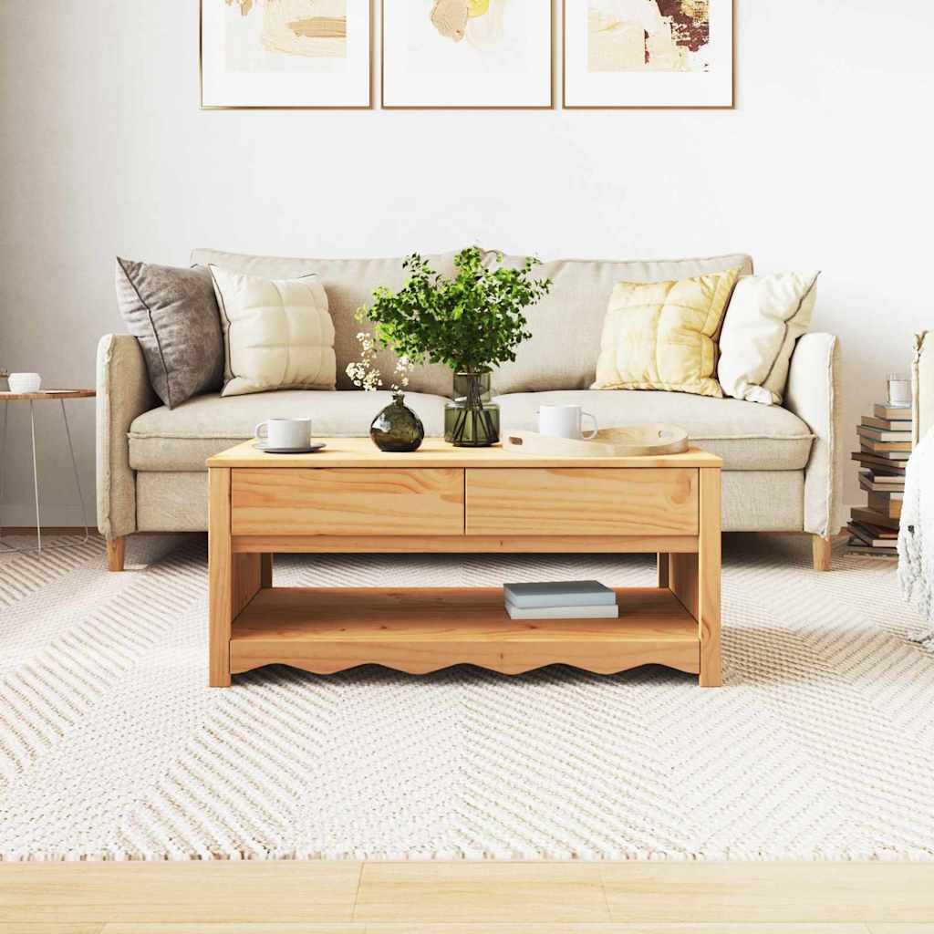 Kaffebord "DRAMMEN" 99x55x45 cm Solid Tre Furu
