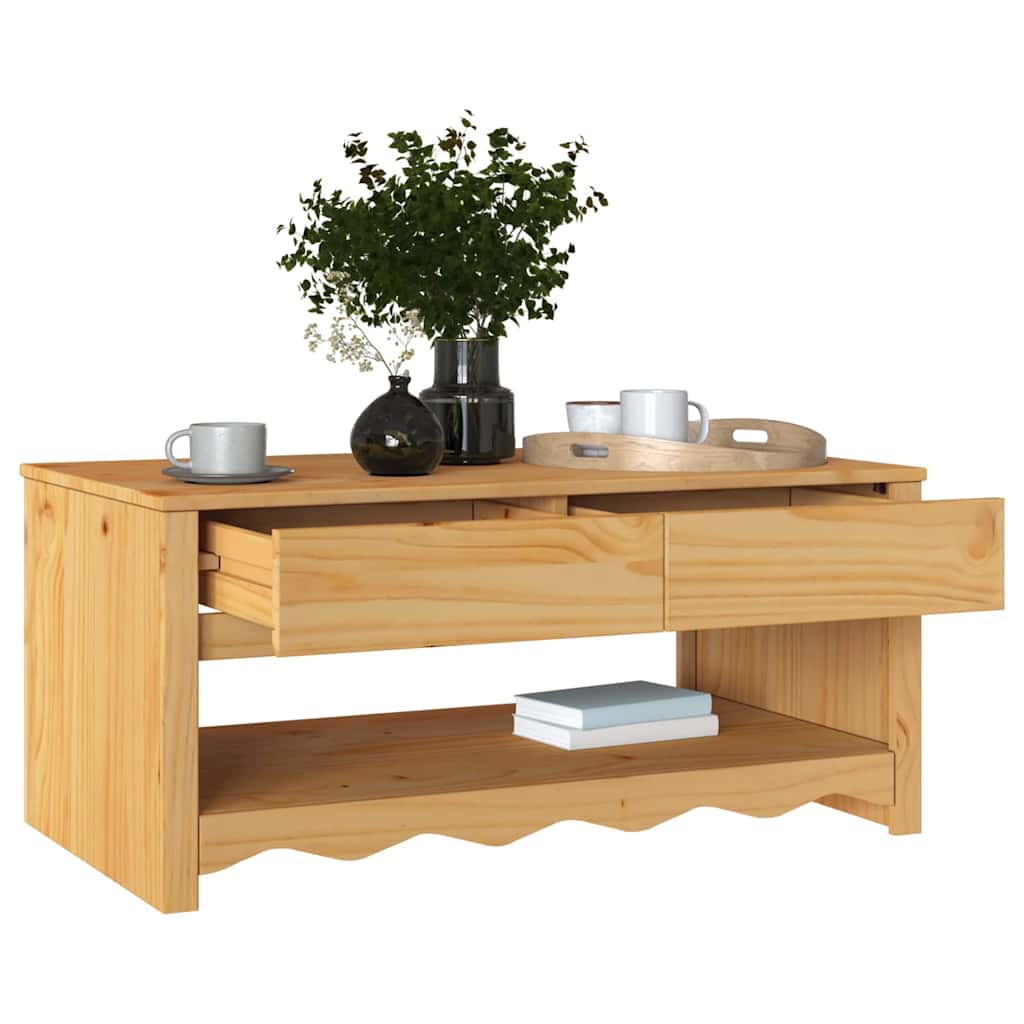 Kaffebord "DRAMMEN" 99x55x45 cm Solid Tre Furu