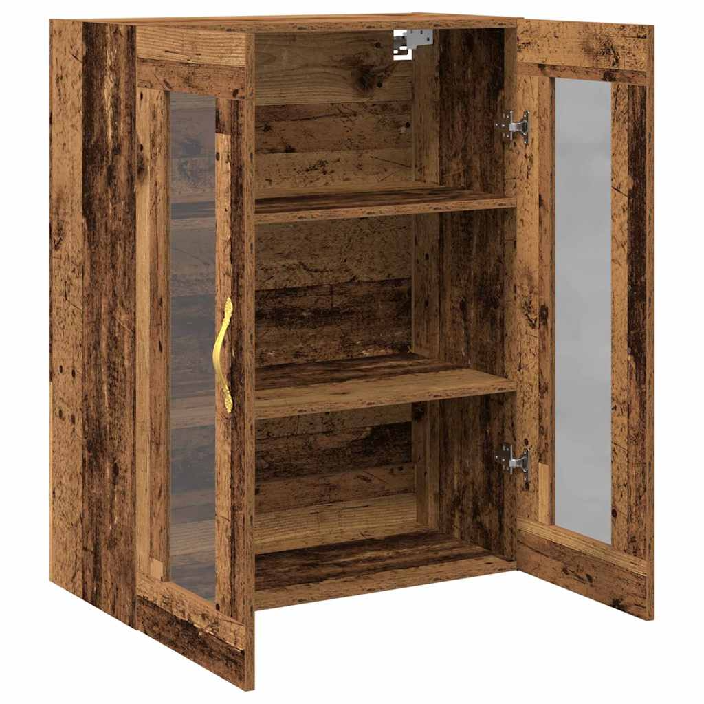 Vegghengt skap Gammelt tre 69.5 x 34 x 90 cm Konstruert tre