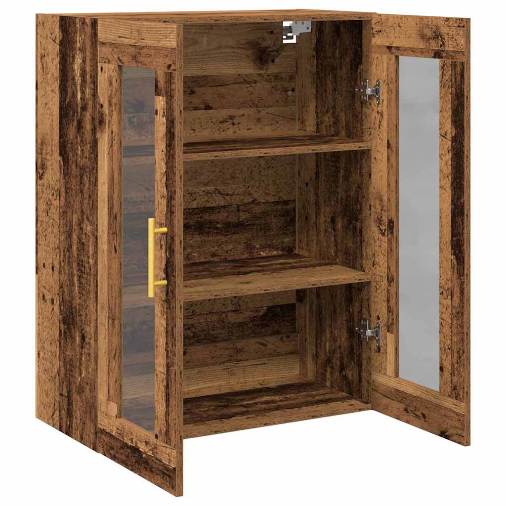 Vegghengt skap Gammelt tre 69.5 x 34 x 90 cm Konstruert tre