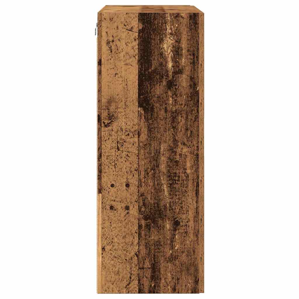 Vegghengt skap Gammelt tre 69.5 x 34 x 90 cm Konstruert tre