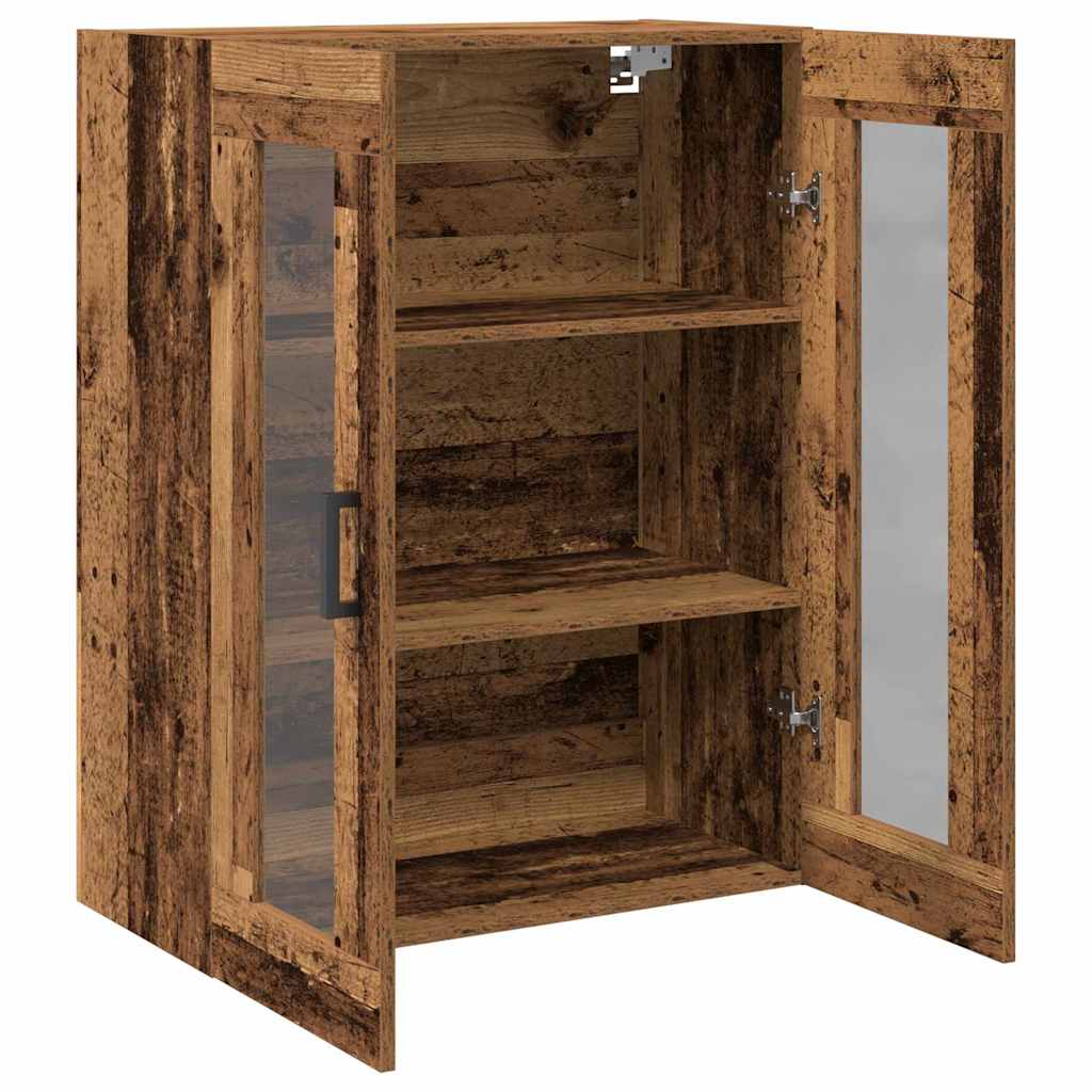 Vegghengt skap Gammelt tre 69.5 x 34 x 90 cm Konstruert tre