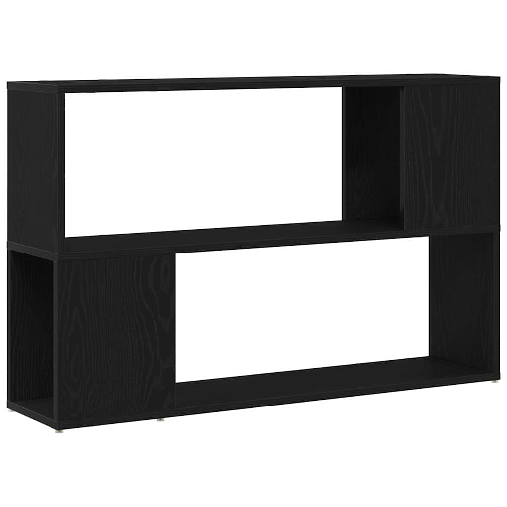 Bokhylle i Svart Eik 100x24x63 cm, Laget av Konstruert Tre