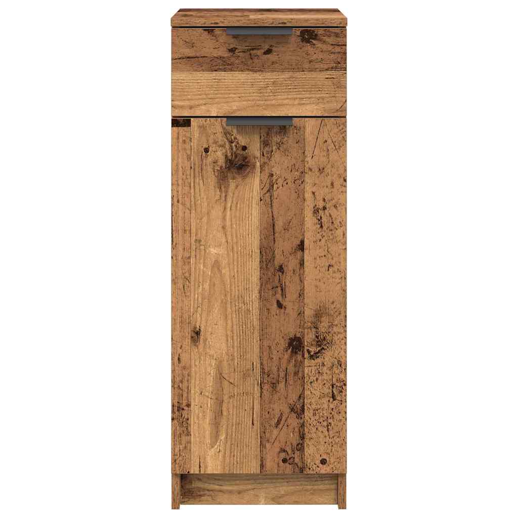 Baderomsskap Gammel Tre 32x34x90 cm Ingeniørtre