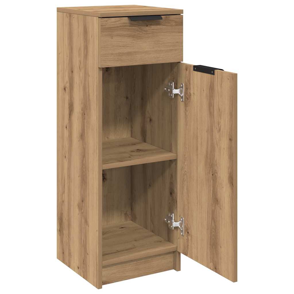 Baderomsskap Håndverker Eik 32x34x90 cm Konstruert Tre