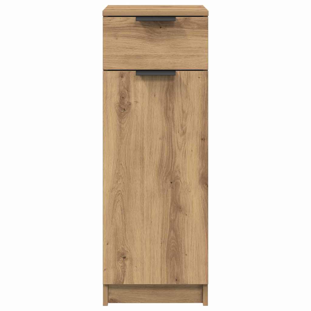 Baderomsskap Håndverker Eik 32x34x90 cm Konstruert Tre